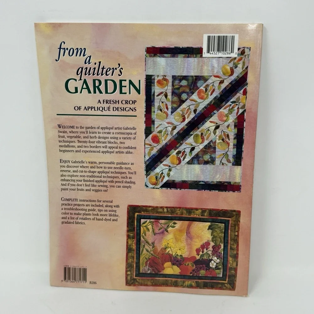 From a Quilter's Garden‎  Applique Designs Pattern Instruction Booklet